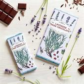 Lavender dark chocolate bar - Botanical range 