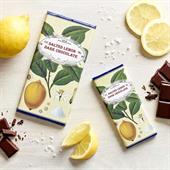 Salted Lemon dark chocolate bar - Botanical range 